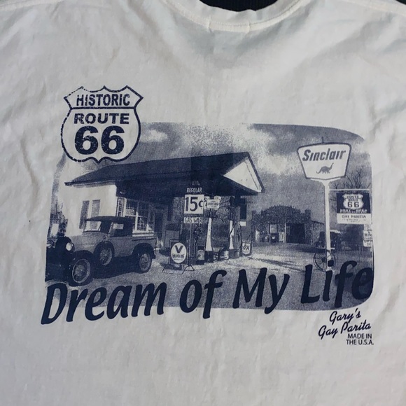 Route 66 Travelin’ Main Street  USA Double Sided Graphic Tee Made in USA XL - Picture 2 of 5